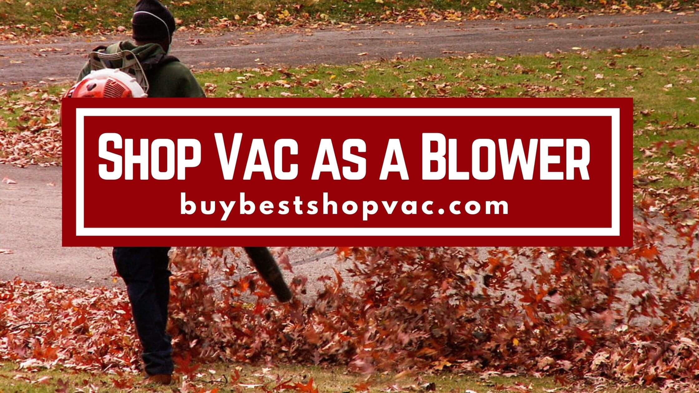 How to Use a Shop Vac as a Blower