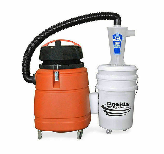 Shop vac dust collection system